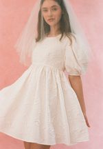 Платье Coco white mini