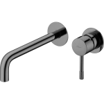 Смеситель для раковины Boheme Uno 465-SGM С ВНУТРЕННЕЙ ЧАСТЬЮ shine gun metall