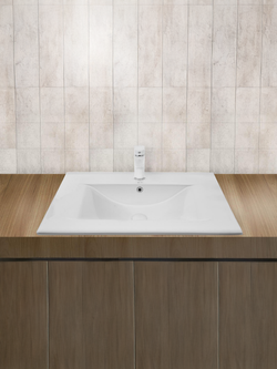 Раковина врезная WeltWasser WW  DEILBACH 7505- 60 620х470х180