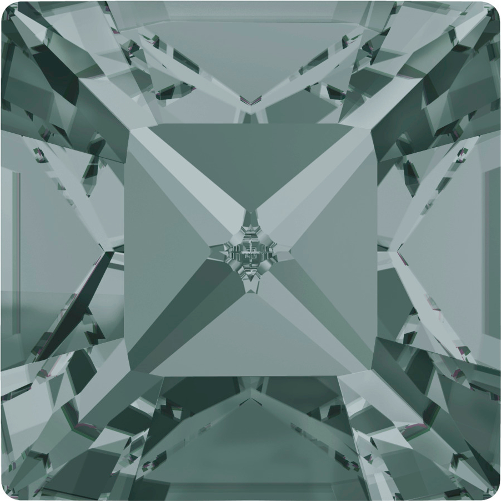 evoli 4428 Square Fancy Stone - Black Diamond