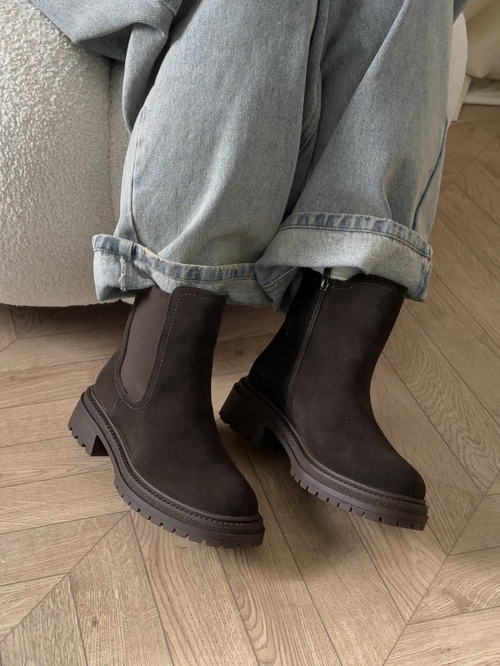 Челси из натуральной замши