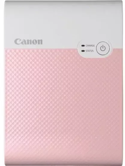 Принтер сублимационный Canon Selphy SQUARE QX10, цветн, меньше A6, розовый