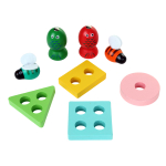 Развивающая игрушка 3 в 1 деревянная (2 вида сортер, рыбалка), коробка C-41640