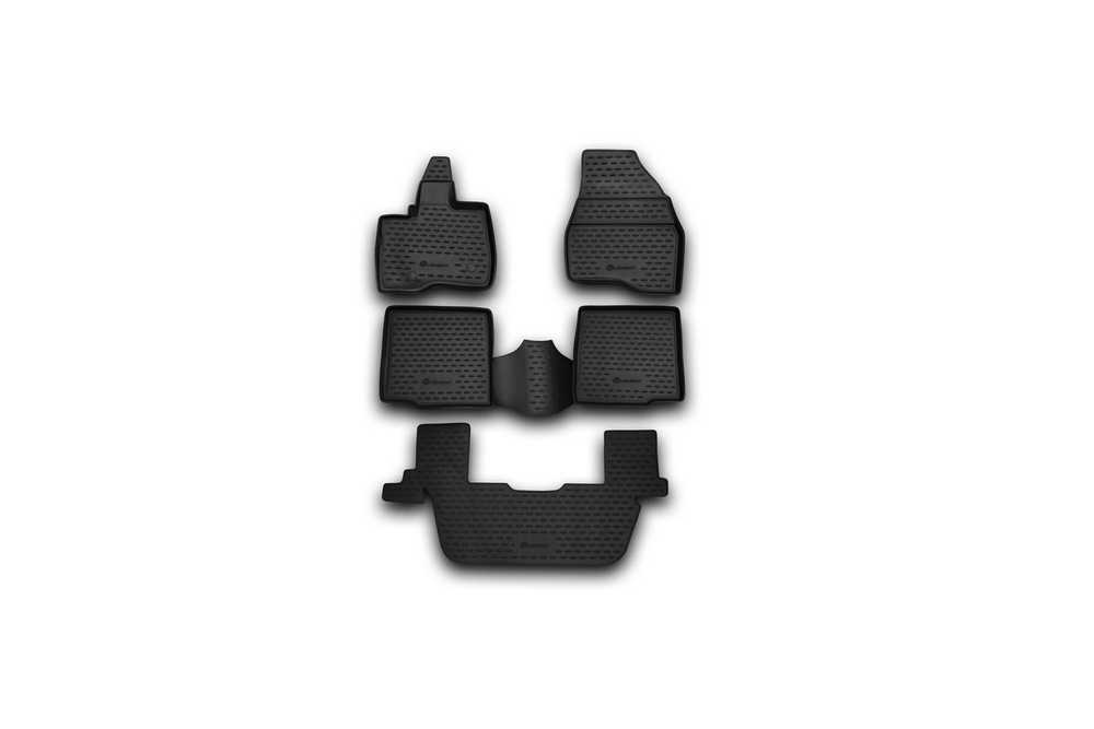 Коврики в салон FORD Explorer, 2011-2014, 5 шт. (полиуретан) Element.NLC.16.33.210K