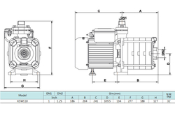 Центробежный насос серии KSW, Shimge