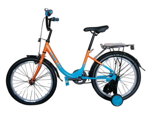 Велосипед 20" Racer Max-Sonic сине-оранжевый