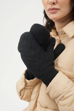 Варежки В008-07 черные