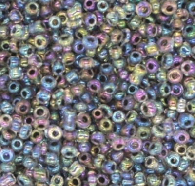 Бисер некалиброванный, 450 гр, размер 12/0, пр-во Китай