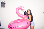 Круг надувной pink flamingo