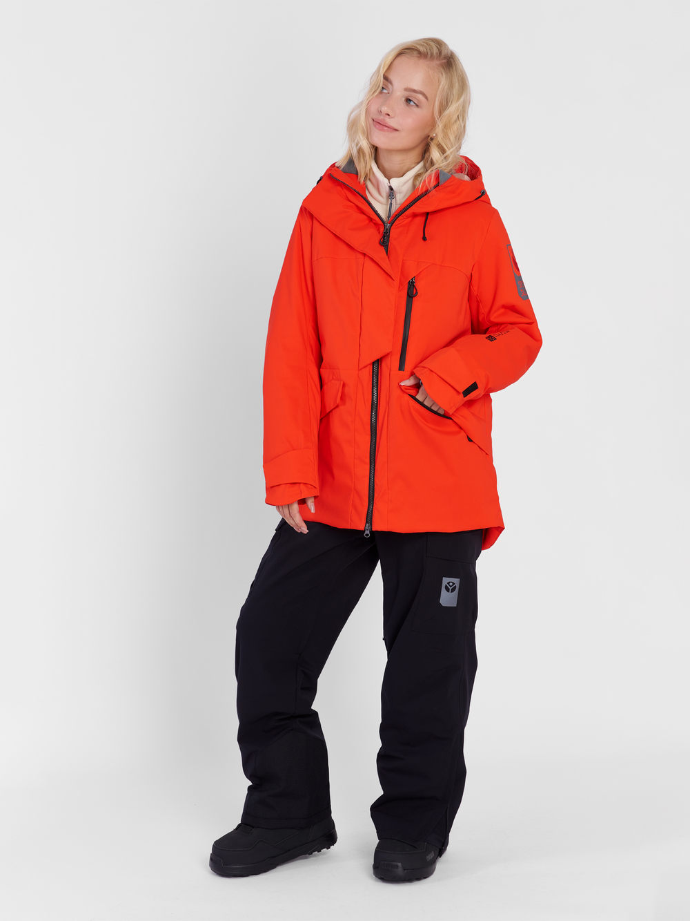 Куртка - парка утепленная (Оранжевая)