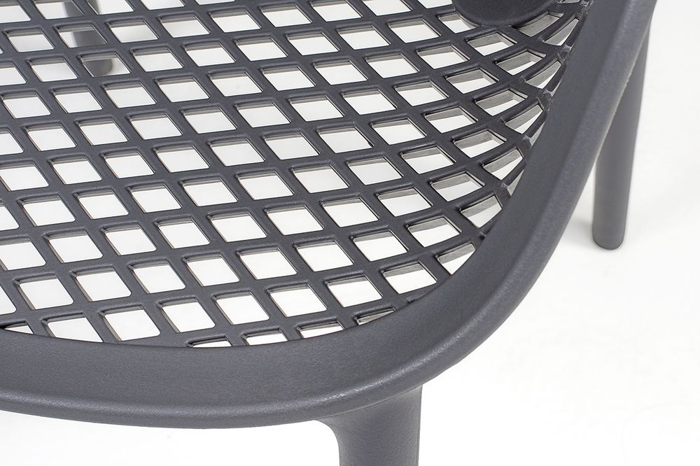 "Беллини" обеденная группа на 2 персоны, цвет темно-серый