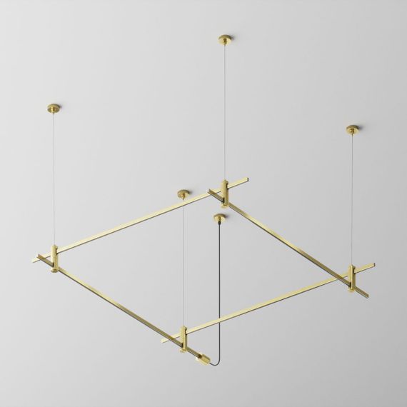 Основание на тросовых подвесах Hang для трековых светильников Maytoni Technical Flarity TFC-Flar-H08-BS