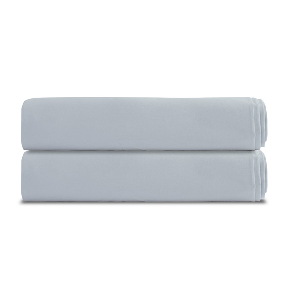 Простыня из перкаля светло-серого цвета russian north, 180х270 см