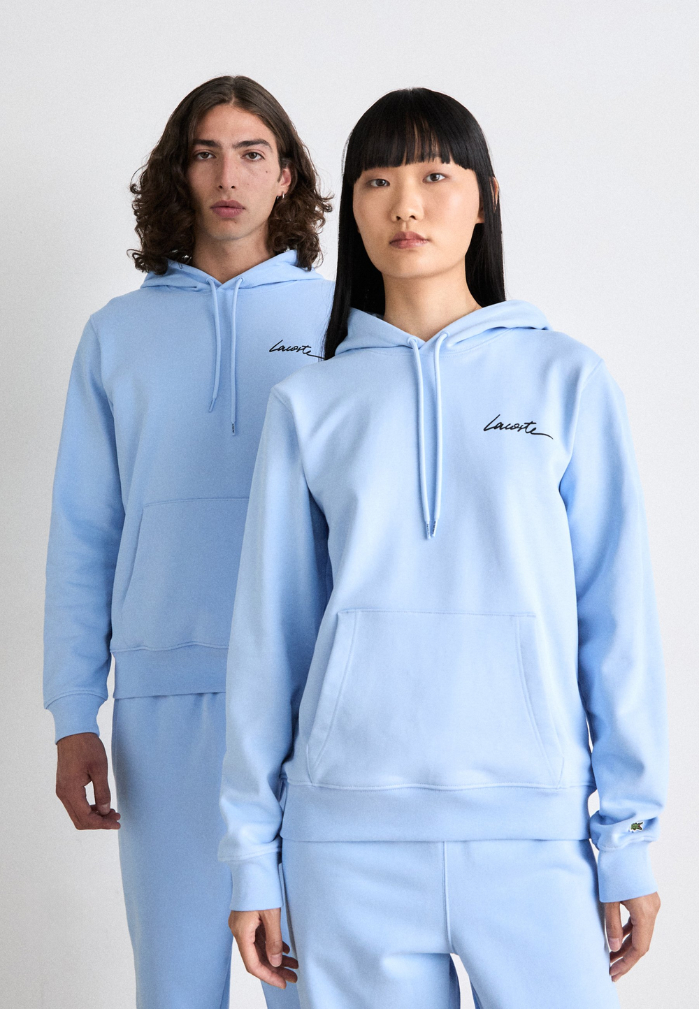 Lacoste UNISEX - Толстовка с капюшоном - Светло-синий