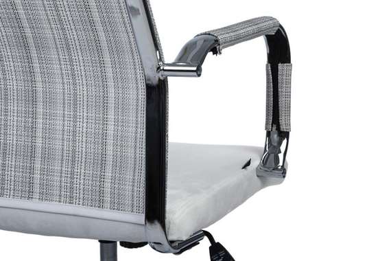 Кресло Art RCH 6017M Серо-белый