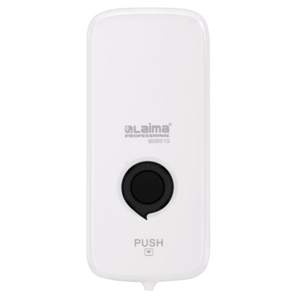 Дозатор для жидкого мыла-пены LAIMA PROFESSIONAL PREMIUM, НАЛИВНОЙ, 1 л, белый, ABS-пластик, 609510