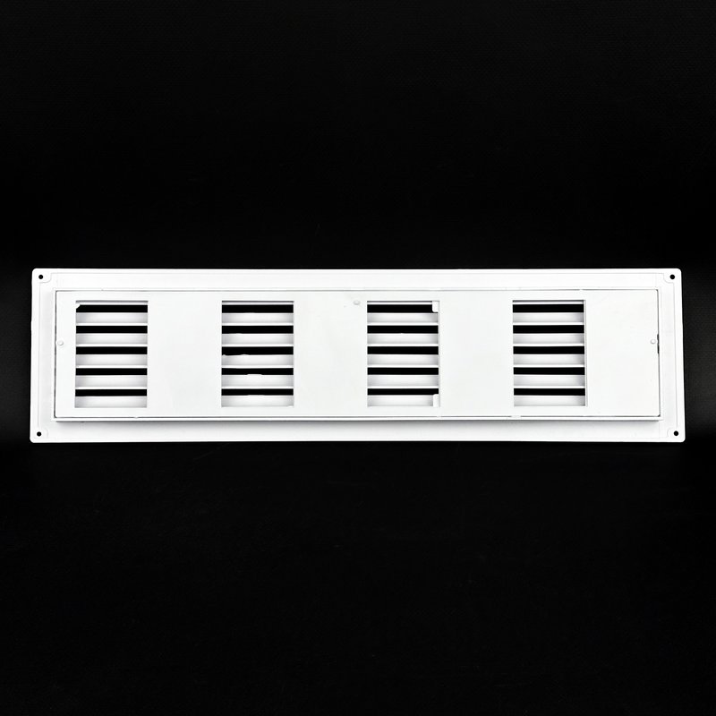 Решётка вентиляционная 460х123 мм радиаторная с регулировкой сечения