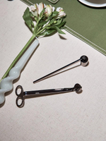 Набор аксессуаров для свечей графитового цвета из коллекции essential