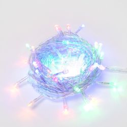 ULD-S0250-020-STA MULTI IP20 Гирлянда светодиодная. 2.5м. 20 светодиодов. Разноцветный свет. Провод прозрачный. ТМ Uniel