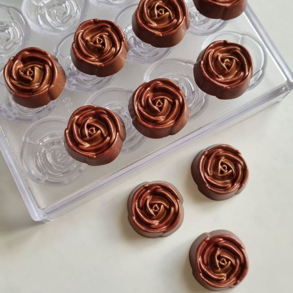 763 | Форма для шоколадных конфет &quot;Роза&quot; (275*175мм)