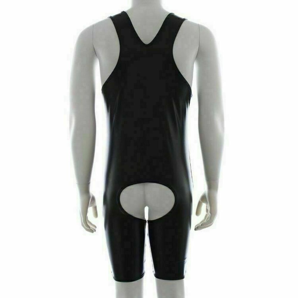 Мужской эротический кожаный костюм Romeo Rossi