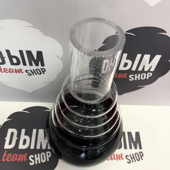 Колба BZ Ремонтная, для моделей кальяна Amy 72 см, цвет проз/черный.