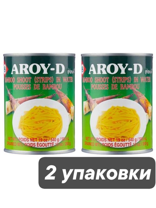 Ростки бамбука полоски Aroy-D 540 г x 2 шт