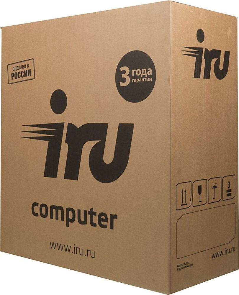 Компьютер iRU Corp 510, Intel Core i5 10400, DDR4 8ГБ, 1ТБ, Intel UHD Graphics 630, Windows 10 Professional, черный [1607279] / Монитор Philips 241E2FD 23.8&quot;, черный / Комплект (клавиатура+мышь) Lenovo 300 U, USB, проводной, черный [gx30m39635]