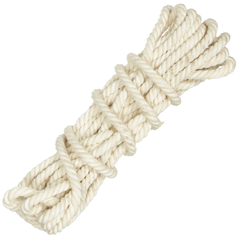 Веревка d10 мм, хлопок, хозяйственная, 11 м