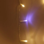 Гирлянда для улицы ЗАНАВЕС «Мерцание» ш2* в1,5 м 320 ламп LED, прозрач.пров,1 реж.,IP-54, Теплый белый, белый мерцает (возможность соединения)