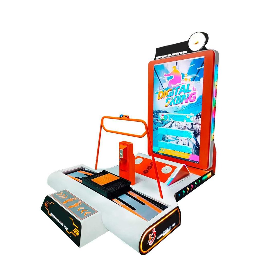 Симулятор горных лыж с видео игрой