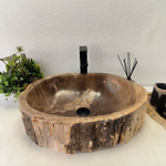 Раковина из окаменелого дерева OD-62420 57*45*15
