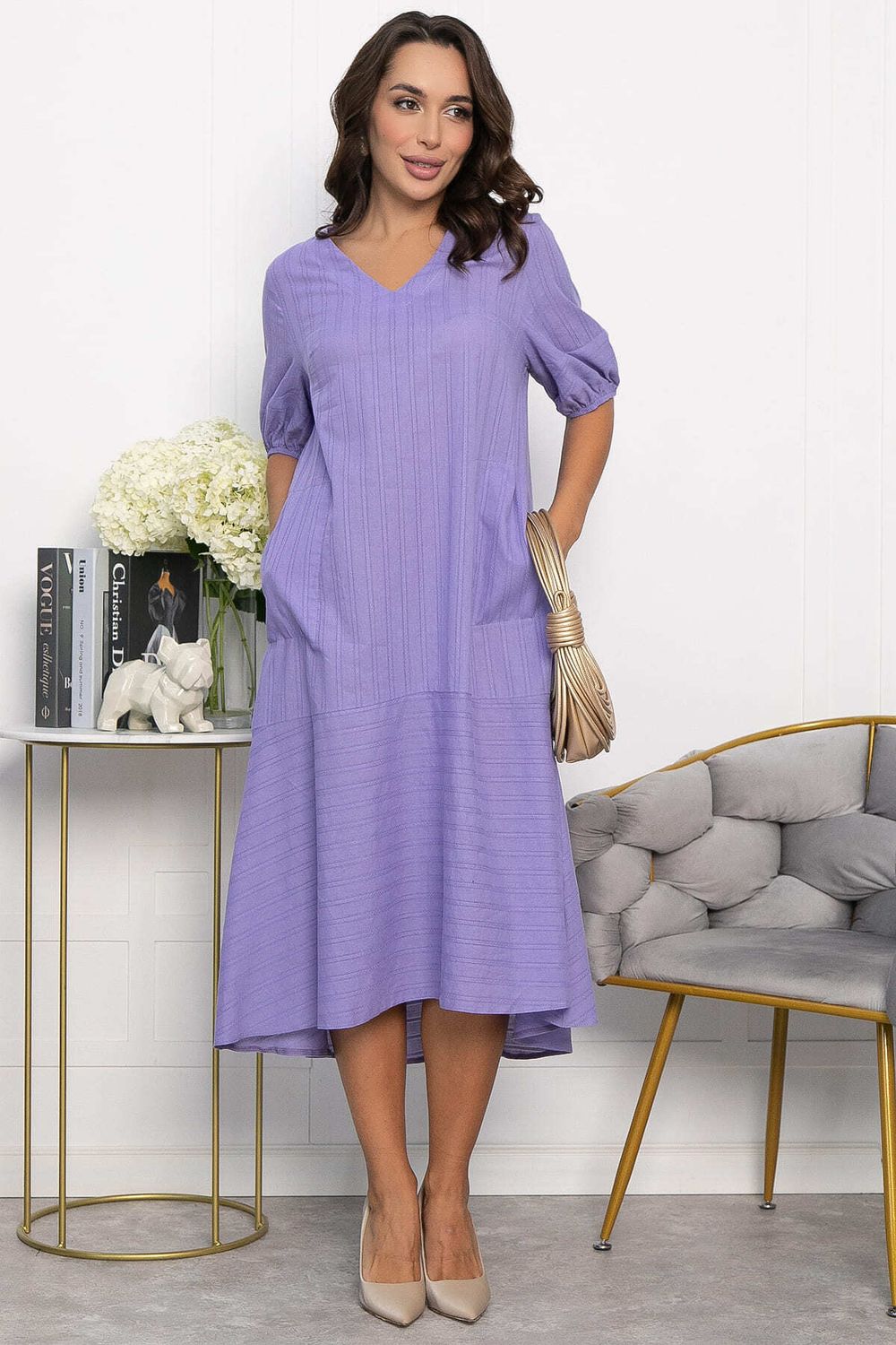 Платье Калифорния (сиреневое) П14069-30М LT Collection