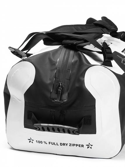 Гермо-Сумка-Рюкзак Sargan Прогрессор-80 герметичная молния 100%, вкладыш 80 л черно-белая
