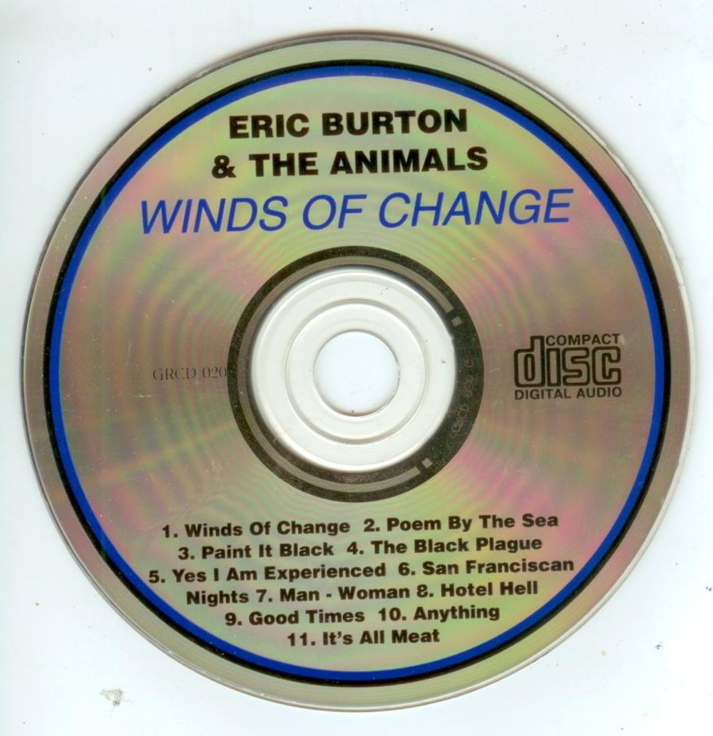 Eric Burdon & The Animals - альбом Wing Of Shange (CD)
