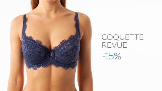 Скидка 15% на нижнее белье Coquette Revue