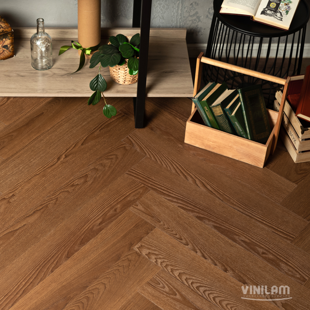 Виниловый ламинат VINILAM PARQUET Herringbone GD11200 Паркет Винсент Glue