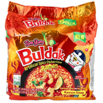 Buldak, Buldak®, суп рамен, пряная курица, том ям, 5 пакетиков по 135 г (4,76 унции)