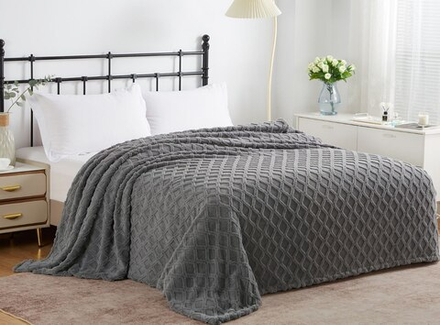 Плед велсофт 150х200 "ПВ10" (300гр/м2)