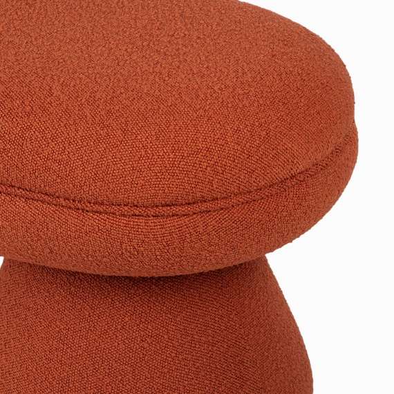 Банкетка Zuma 120х45 см, оранжевое букле