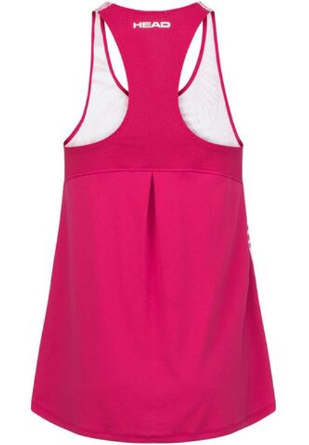 Топ теннисный Head Agility Tech Tank Top - mulberry/print vision