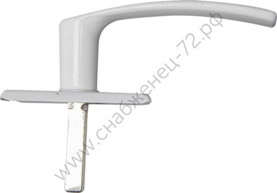 РО1 покрытие полимерное, цвет белый, оконная поворотная ручка (37720)