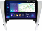 Магнитола Toyota Camry 50 2011-2014 (рамка серебристо-черная 10) - Teyes CC3-2K QLed Android 10, ТОП процессор, SIM-слот, CarPlay