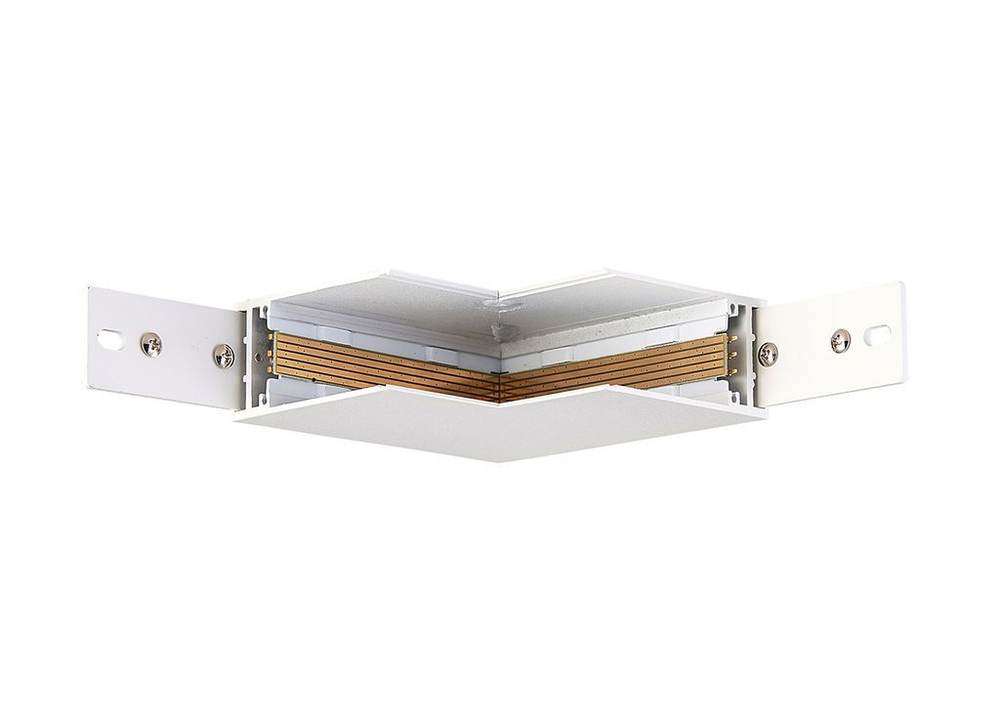 Внутренний угол-соединитель для подвесного/накладного/встраиваемого магнитного шинопровода