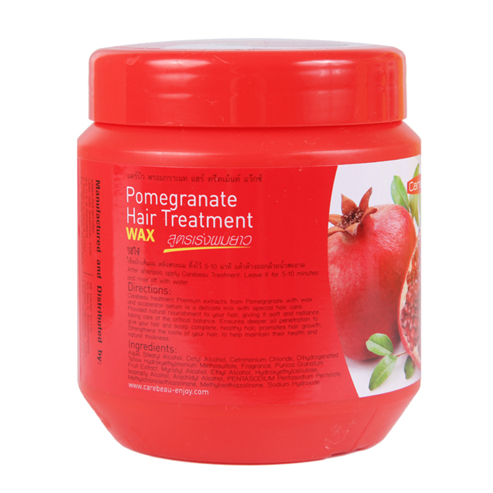 Маска для волос Carebeau Pomegranate Hair Treatment WAX восстанавливающая с экстрактом граната 500 мл