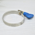 Хомут 35-50мм нерж с барашком