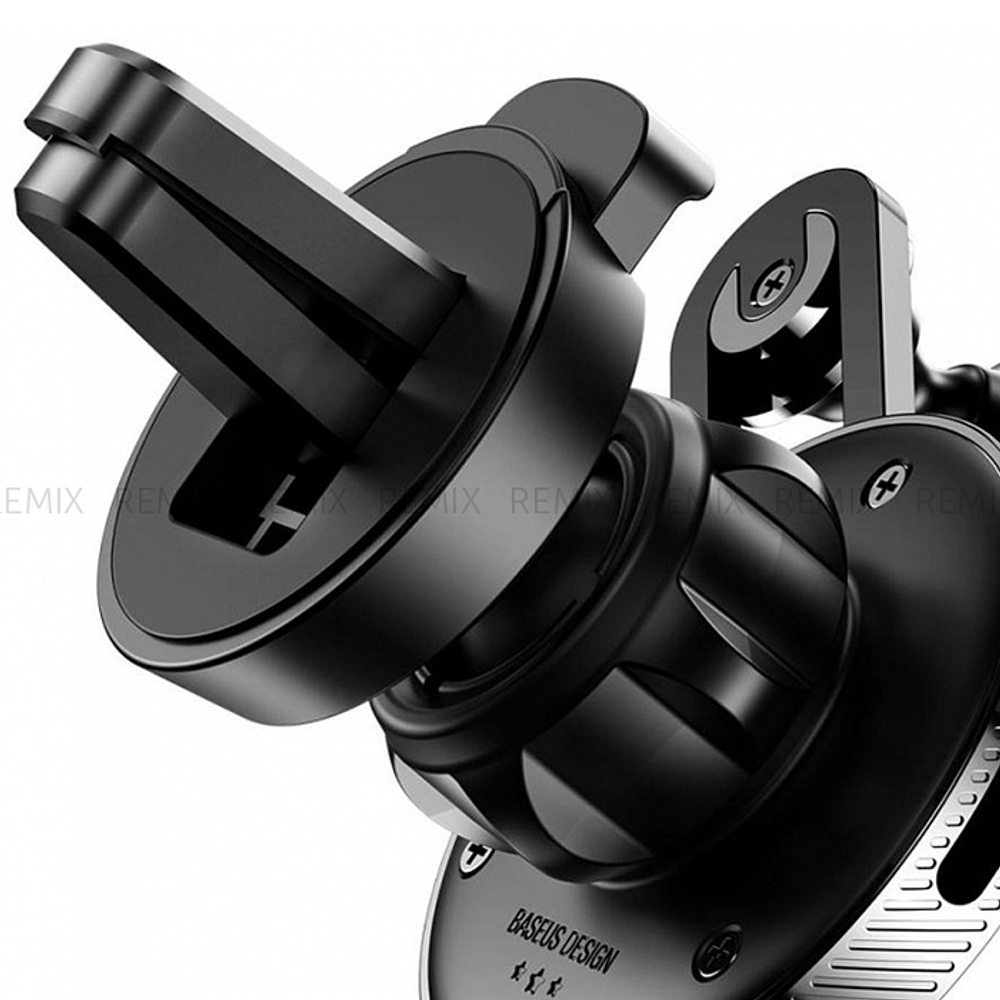 Автомобильный держатель Baseus YY Car Mount (SULYY-01) с проводом для iPhone (Black)
