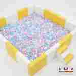 Сухой бассейн квадратный «Остров Веселья», 3,5×3,5×0,6 м