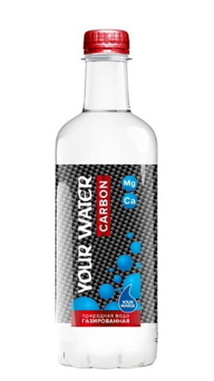 Вода Дарида "Your Water Carbon" 0,5л. с газом