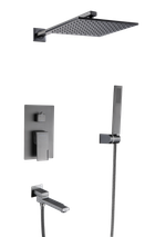 34095-P Смеситель встраиваемый для душа с 3-функ. (ГРАФИТ) HansenPRO (5/1шт)